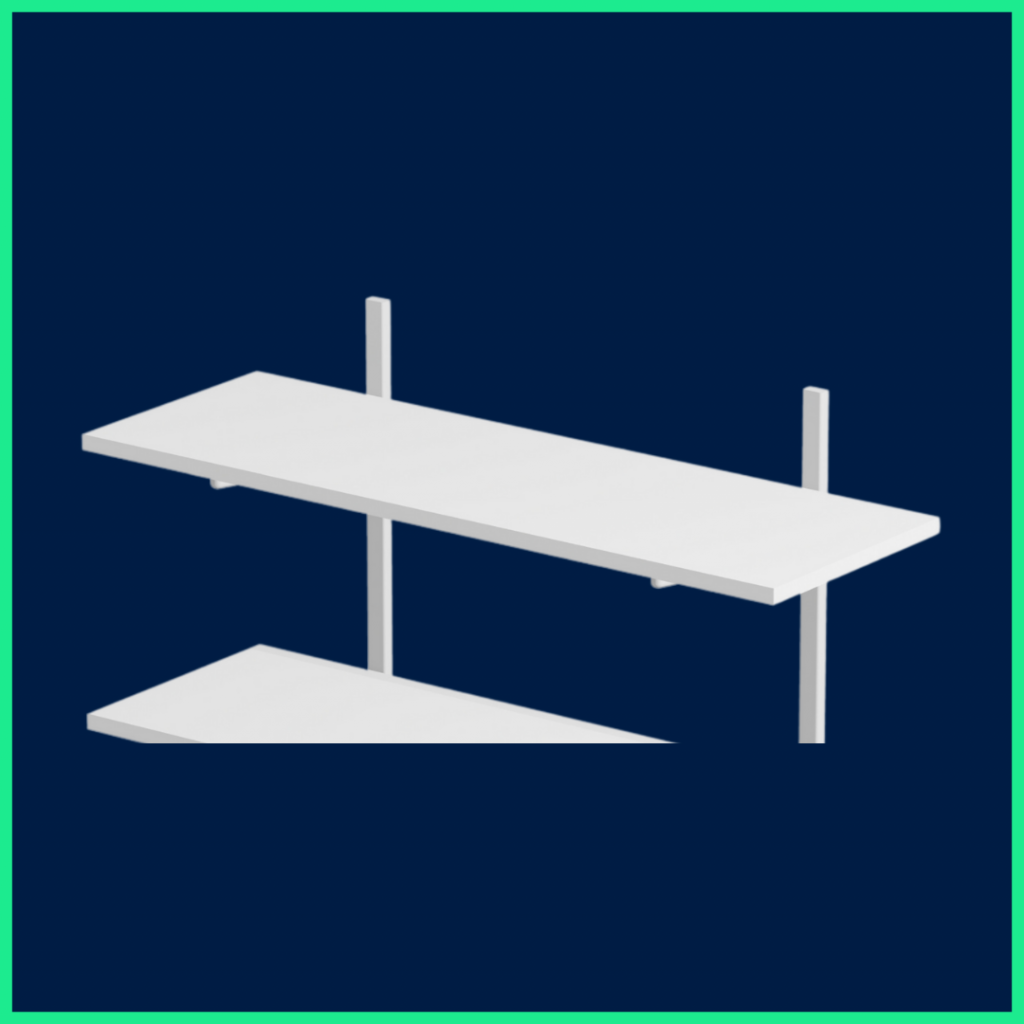 Single 1mtr Flat Shelf