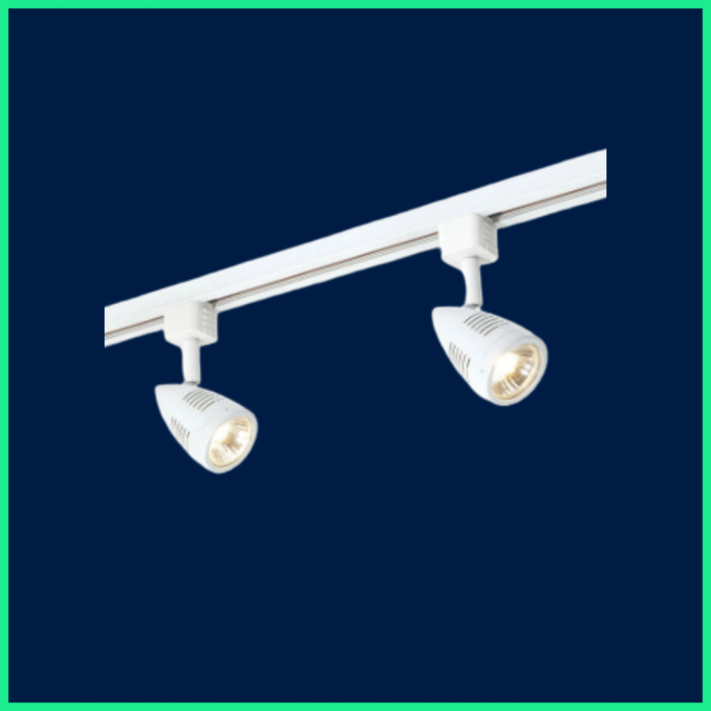 1mtr Light Track with 2 spotlights KSB