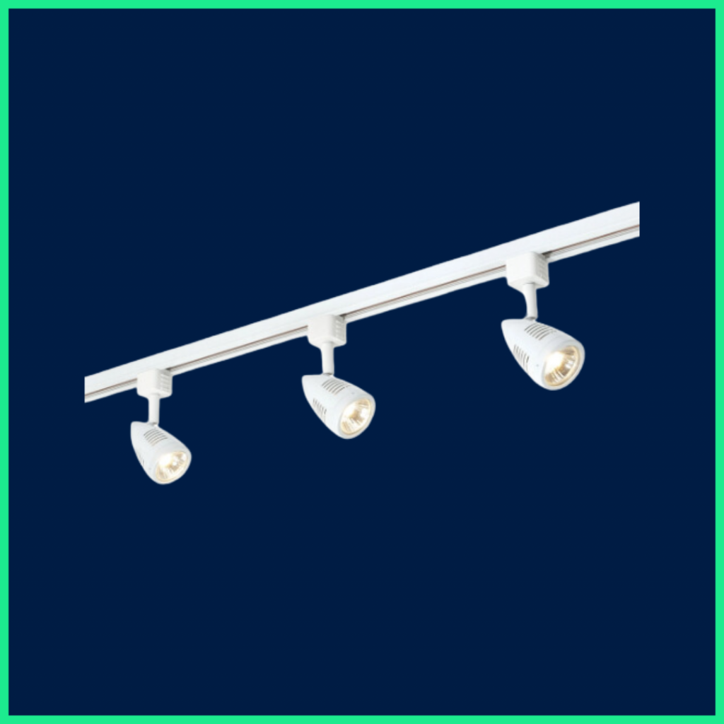 1mtr Light Track with 3 Spotlights BST