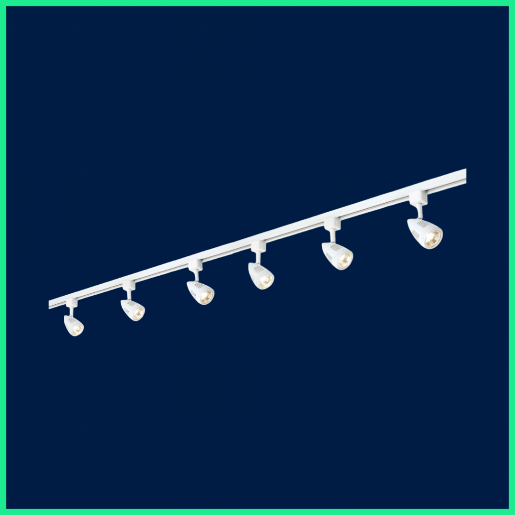 1mtr Light Track with 6 Spotlights BST