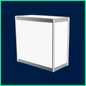 Standard 1mtr white counter unit (A005-WHI)