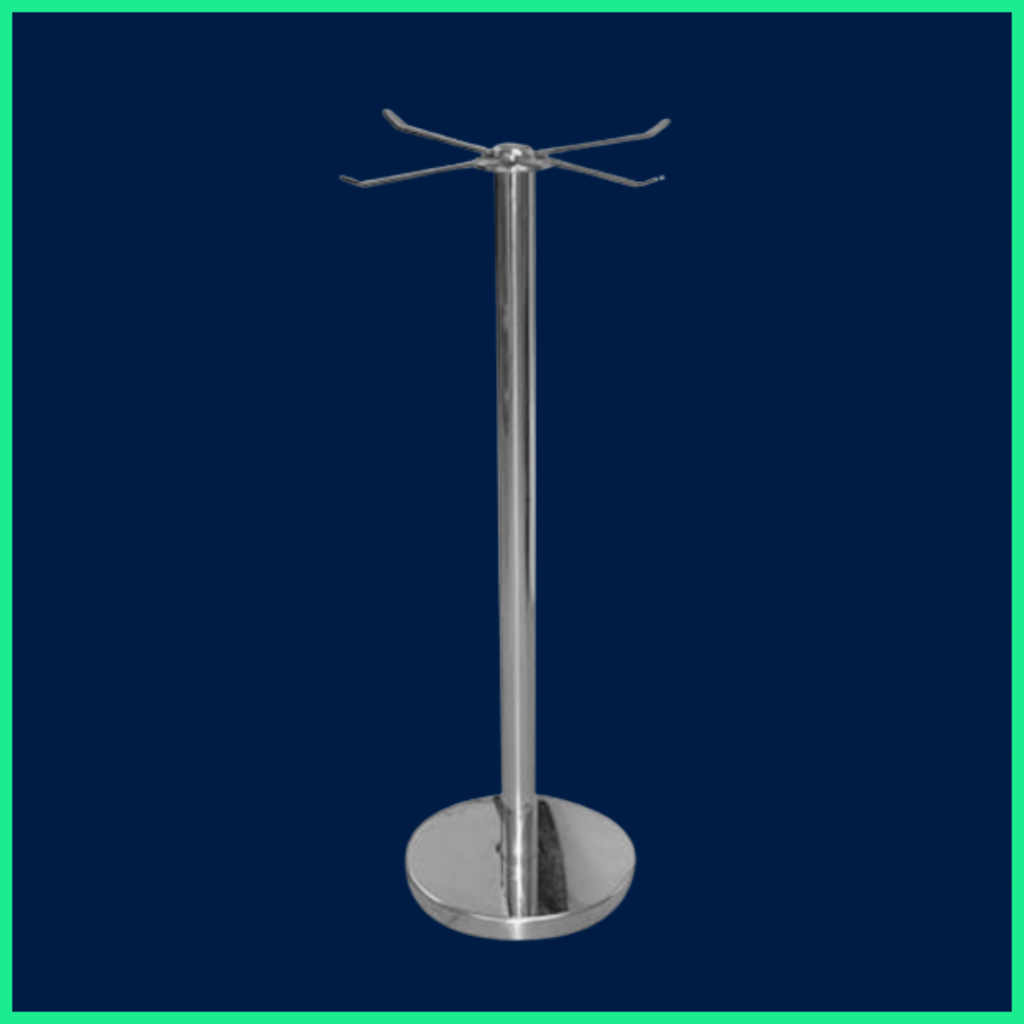 Floor standing carrier bag holder (A024-CHR)