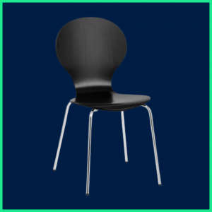 Black Wooden Bistro Chair (CH41-BLK)