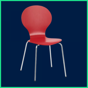 Red Wooden Bistro Chair (CH41-RED)