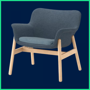Modern Relaxed Lounge Chair (LO18-BLU)