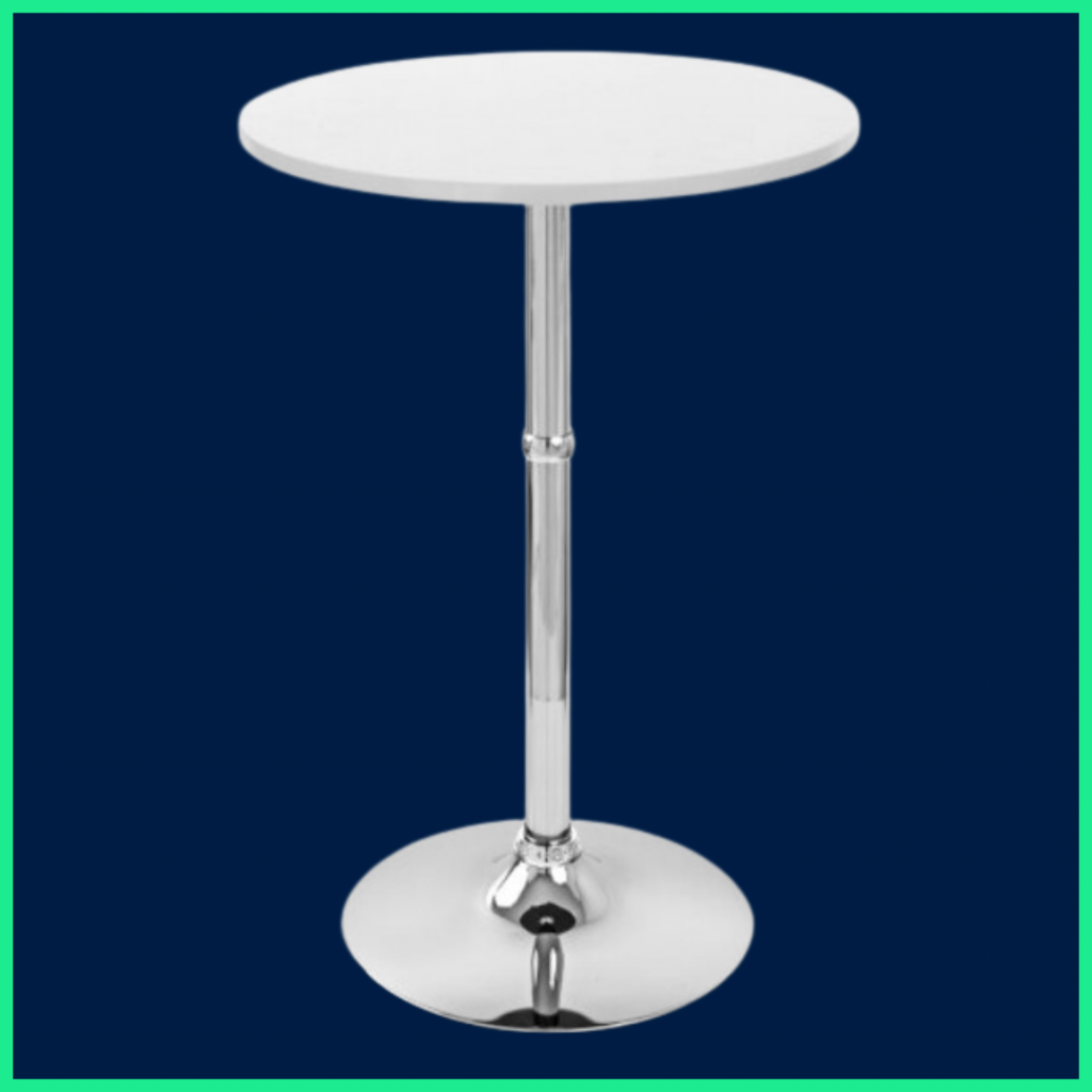White Bar Table (TA03-WHI)