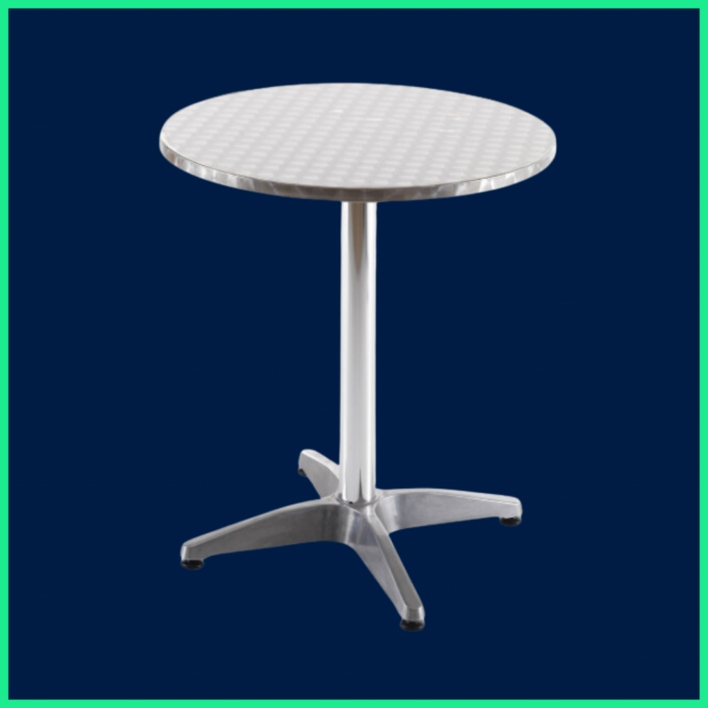 Aluminum Bistro Table (TA25-CHR)